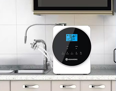 Ionizator AquaWorks montat pe blat